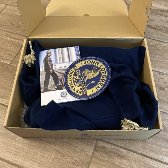 John Lofgren Glover Brogues Conceria 800 Vecchetta Leather Boots Size 11D - Picture 11 of 12